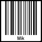 Barcode-Grafik von Mik