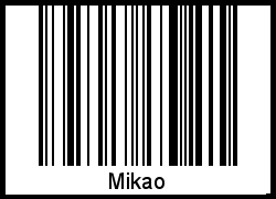 Barcode-Foto von Mikao