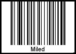Barcode-Foto von Miled