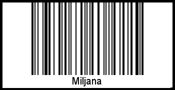 Barcode-Grafik von Miljana