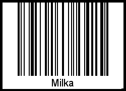 Milka als Barcode und QR-Code