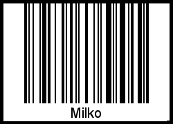 Barcode-Foto von Milko