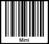 Mimi als Barcode und QR-Code