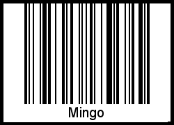 Interpretation von Mingo als Barcode