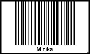 Minika als Barcode und QR-Code