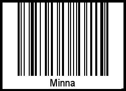 Interpretation von Minna als Barcode