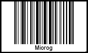 Barcode-Grafik von Miorog