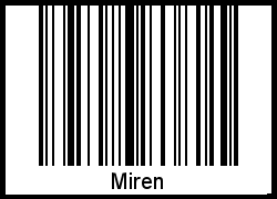 Barcode-Grafik von Miren