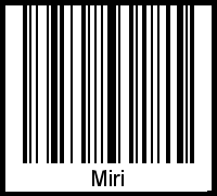 Barcode-Foto von Miri