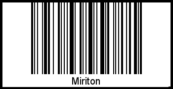 Barcode-Grafik von Miriton