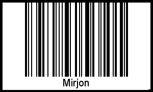 Barcode-Grafik von Mirjon