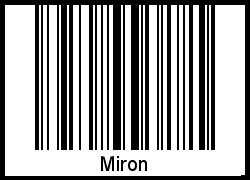 Interpretation von Miron als Barcode