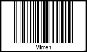 Barcode-Foto von Mirren