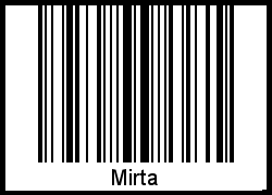 Barcode-Grafik von Mirta