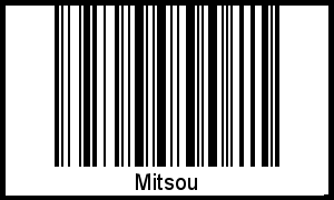 Mitsou als Barcode und QR-Code