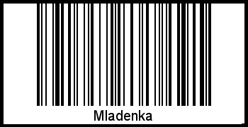 Interpretation von Mladenka als Barcode