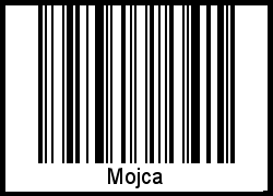 Interpretation von Mojca als Barcode