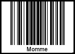 Barcode-Foto von Momme
