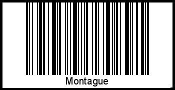 Barcode-Grafik von Montague