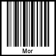 Mor als Barcode und QR-Code