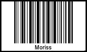 Interpretation von Moriss als Barcode
