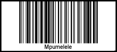 Interpretation von Mpumelele als Barcode