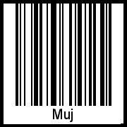 Barcode-Grafik von Muj