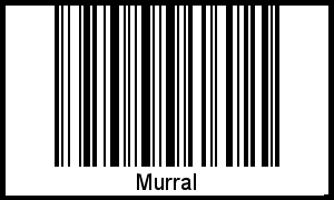Der Voname Murral als Barcode und QR-Code