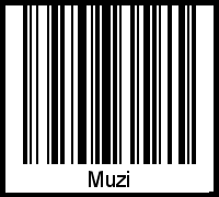 Barcode-Grafik von Muzi