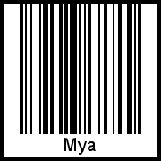 Barcode-Foto von Mya