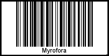 Barcode-Grafik von Myrofora
