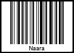 Interpretation von Naara als Barcode