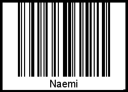 Naemi als Barcode und QR-Code