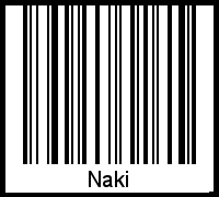Barcode-Foto von Naki