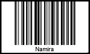 Namira als Barcode und QR-Code