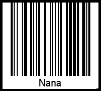 Barcode-Grafik von Nana
