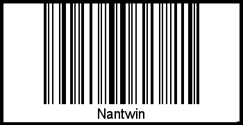 Nantwin als Barcode und QR-Code