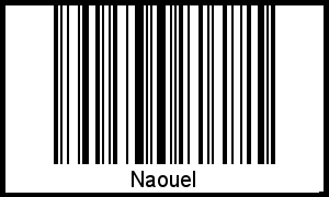 Interpretation von Naouel als Barcode