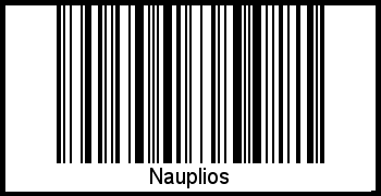 Nauplios als Barcode und QR-Code