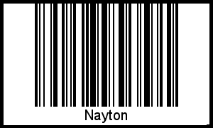 Barcode-Foto von Nayton