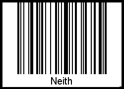Interpretation von Neith als Barcode