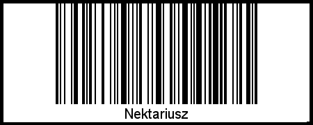 Interpretation von Nektariusz als Barcode