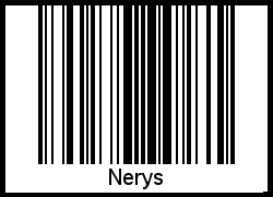 Nerys als Barcode und QR-Code