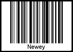 Interpretation von Newey als Barcode