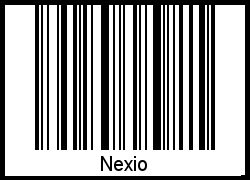 Nexio als Barcode und QR-Code