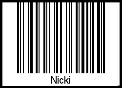 Barcode-Grafik von Nicki