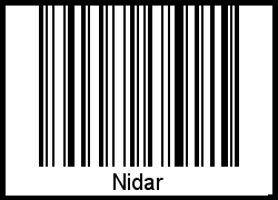 Barcode-Foto von Nidar