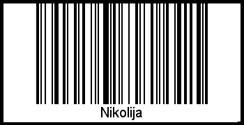 Barcode-Grafik von Nikolija