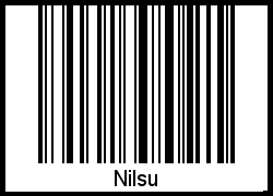 Nilsu als Barcode und QR-Code