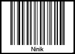 Barcode-Grafik von Ninik